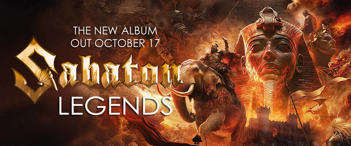 The new album by metal band Sabaton is now available!