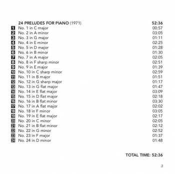 CD نيسم جلال: 24 Preludes For Piano