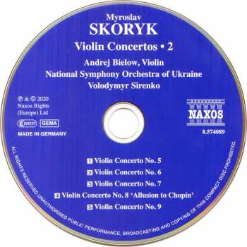 CD نيسم جلال: Violin Concertos • 2