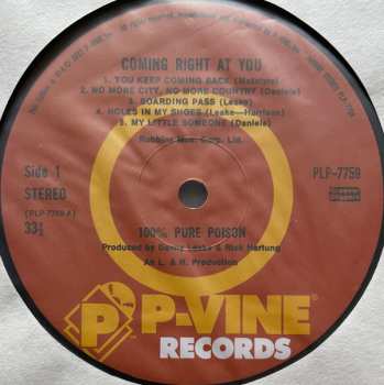 LP 100% Pure Poison: Coming Right At You LTD
