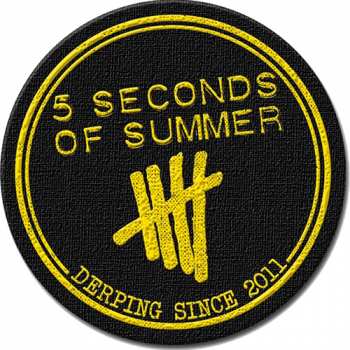 Merch 5 Seconds Of Summer: Felvarró Derping Stamp