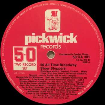 2LP Various: 50 All Time Broadway Showstoppers (2xLP)