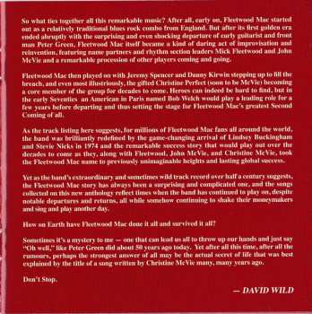 CD Fleetwood Mac: 50 Years - Don't Stop