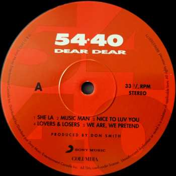 LP 54-40: Dear Dear