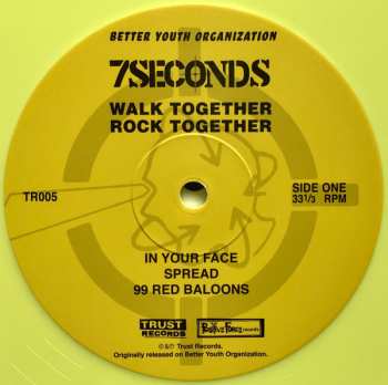 LP 7 Seconds: Walk Together, Rock Together CLR | DLX | LTD