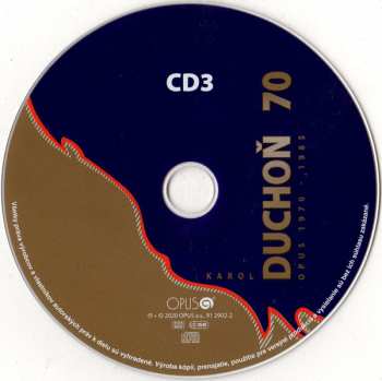 3CD Karol Duchoň: 70 (OPUS 1970 - 1985)