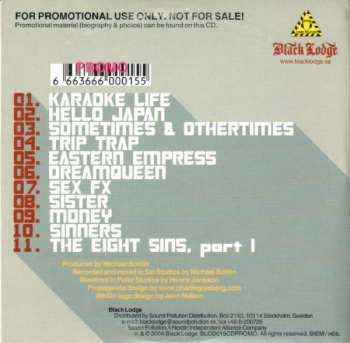 CD 8th Sin: Sinners Inc.