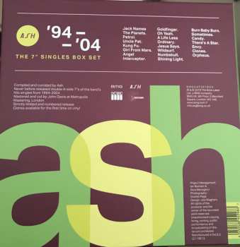 10SP/Dobozkészlet Ash: ‘94 - ‘04: The 7” Singles Box Set LTD | NUM