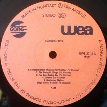 LP a-ha: Scoundrel Days