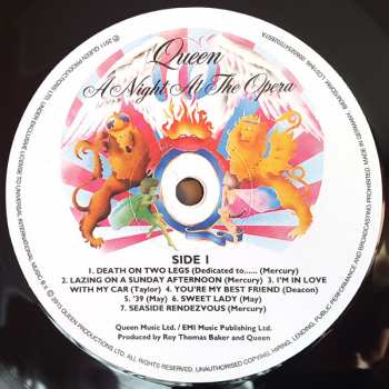 LP Queen: A Night At The Opera LTD