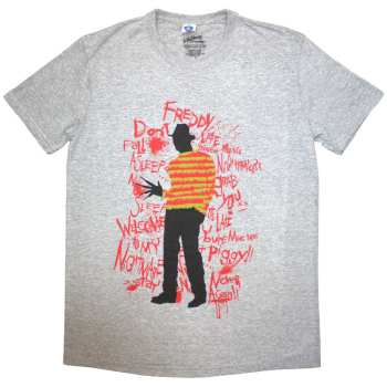 Merch A Nightmare On Elm Street: Póló Freddy Scribble Font