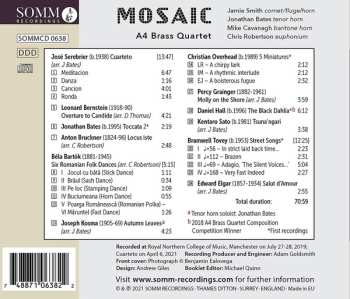 CD A4 Brass Quartet: Mosaic