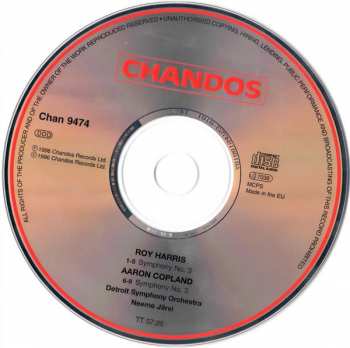CD Aaron Copland: Harris Symphony No. 3/Copland Symphony No. 3