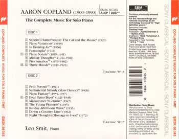 2CD Aaron Copland: The Young Pioneers: The Complete Music For Solo Piano