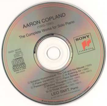 2CD Aaron Copland: The Young Pioneers: The Complete Music For Solo Piano