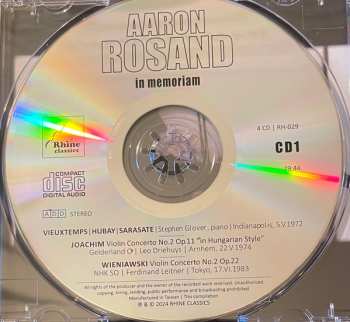 4CD/Dobozkészlet Aaron Rosand: In Memoriam