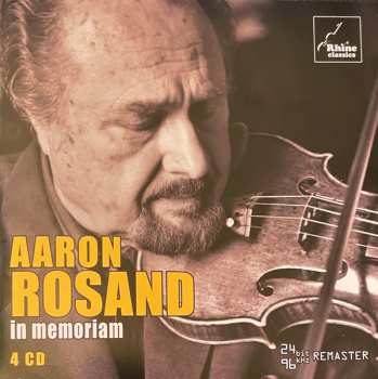4CD/Dobozkészlet Aaron Rosand: In Memoriam