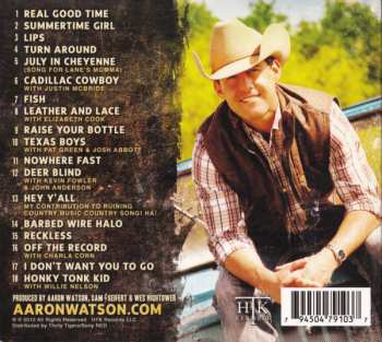CD Aaron Watson: Real Good Time DIGI