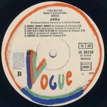 LP ABBA: Arrival