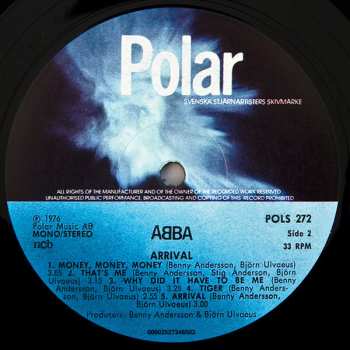 LP ABBA: Arrival