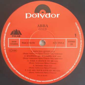 2LP ABBA: Gold Greatest Hits LTD | CLR