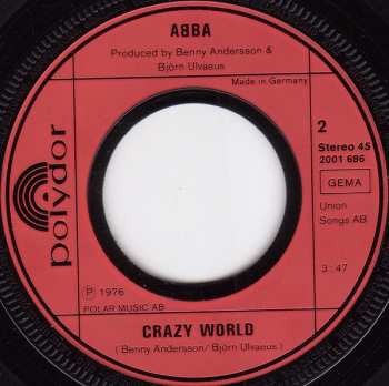 SP ABBA: Money Money Money / Crazy World