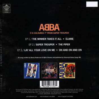 3SP/Dobozkészlet ABBA: Super Trouper - The Singles LTD | NUM | CLR