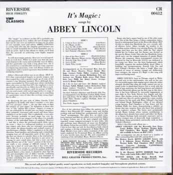 LP Abbey Lincoln: It's Magic
