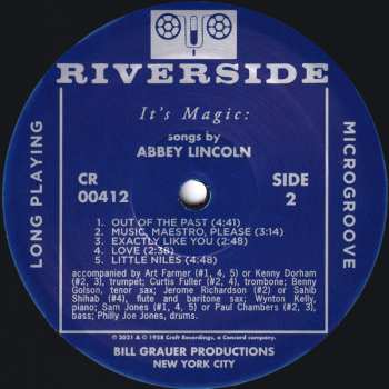 LP Abbey Lincoln: It's Magic
