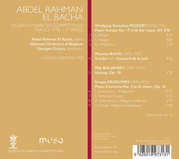 CD Abdel Rahman El Bacha: Queen Elisabeth Competition, Piano 1978