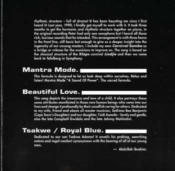 CD Abdullah Ibrahim: Mantra Mode