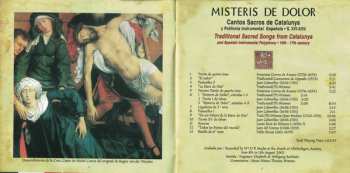 CD Ensemble Accentus: Misteris De Dolor (Cantos Sacros de Catalunya y Polifonia Instrumental Española, S. XVI-XVII = Traditional Sacred Songs From Catalunya And Spanish Instrumental Polyphony, 16th - 17th Century)