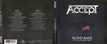 2CD Accept: Restless And Live (Blind Rage - Live In Europe 2015) DIGI