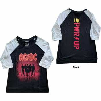 Merch AC/DC: Dámské Tričko Pwr-up Uk  XS