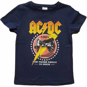 Merch AC/DC: Gyerek póló For Those About To Rock '81 