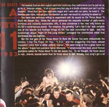 CD AC/DC: For Those About To Rock (We Salute You)