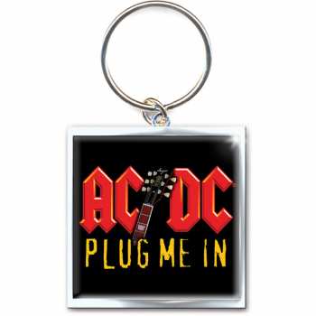 Merch AC/DC: Kulcstartó Plug Me In 