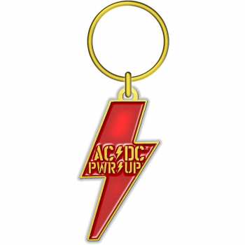 Merch AC/DC: Kulcstartó Pwr-up 