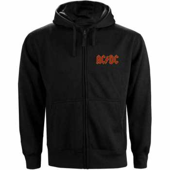 Merch AC/DC: Mikina Se Zipem Logo Ac/dc S