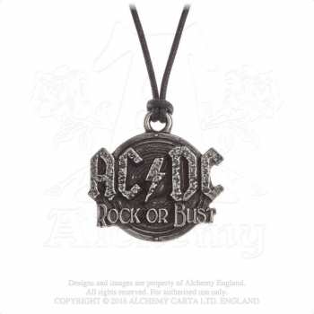 Merch AC/DC: Nyaklánc Rock Or Bust