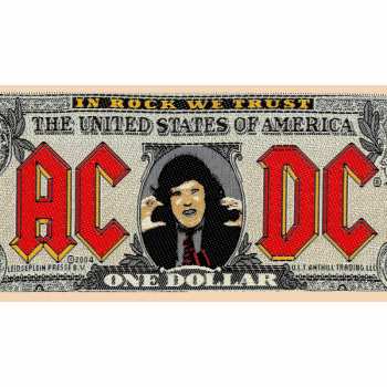 Merch AC/DC: Felvarró Bank Note 
