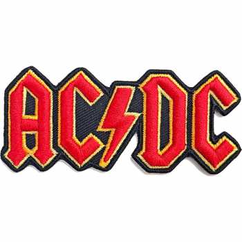 Merch AC/DC: Felvarró Cut-out 3d Logo Ac/dc