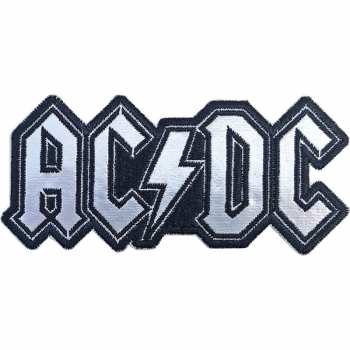 Merch AC/DC: Felvarró Cut-out Foil Logo Ac/dc
