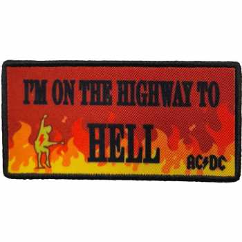 Merch AC/DC: Felvarró Highway To Hell Flames