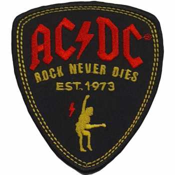 Merch AC/DC: Felvarró Plectrum