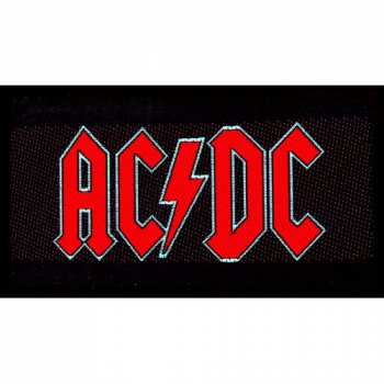 Merch AC/DC: Felvarró Red Logo Ac/dc