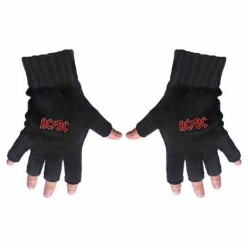 Merch AC/DC: Kesztyű Classic Red Logo Ac/dc