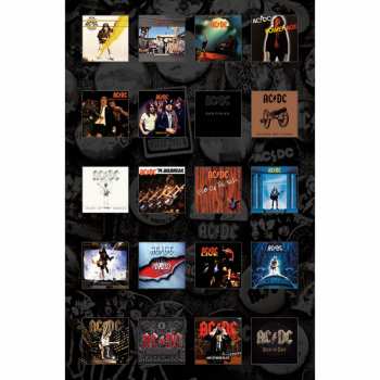 Merch AC/DC: Textil poszter Albums