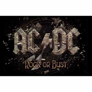Merch AC/DC: Textil poszter Rock Or Bust