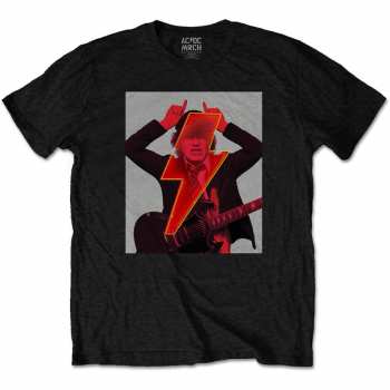 Merch AC/DC: Póló Angus Finger Horns 